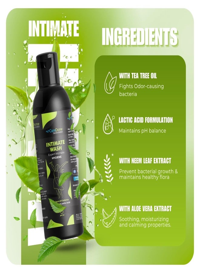 CareDone غسول كاريدون للمناطق الحساسة - 100 مل | متوازن الحموضة، غني بالألوفيرا، نظافة يومية لطيفة للنساء. (1) - Image 3